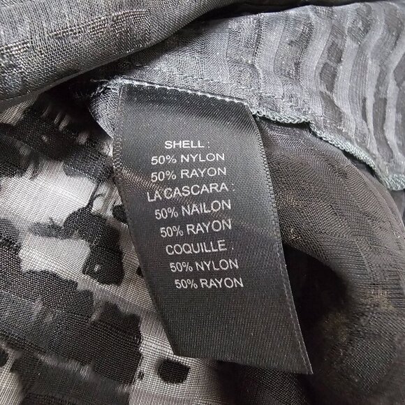 Kenneth Cole New York Cora Blouse Sheer Textured Gold Sleeveless Tunic Women S - Picture 8 of 13